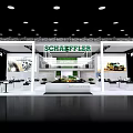 Schaeffler Exhibition Booth With Two Story Design Product Displays And Brand Signage Display Areas