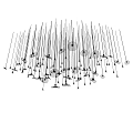 Modern Chandelier Design Collection With Various Styles For Interior Lighting 3d model