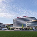 Zunyi Medical University Second Affiliated Hospital Exterior View With Modern Building And Green Surroundings