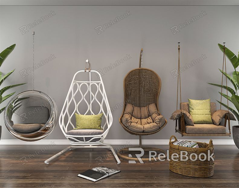 Modern Hanging Chair Hanging Basket Chair model