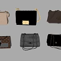Designer Handbags Collection Featuring Various Styles Chain Straps And Metal Clasps