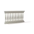 Classic Stone Balustrade With Decorative Balusters And Architectural Railing Design