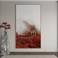 New Chinese Decorative Painting 3d model