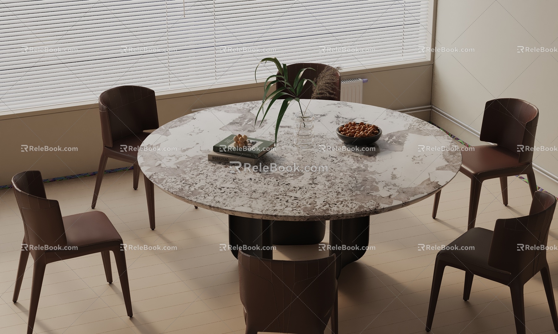 Table combination 3d model