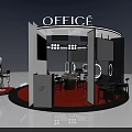 Professional Beauty Salon Makeup Station With Lighted Mirror Cosmetics And Styling Chair