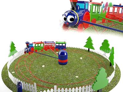 Children's toy train model