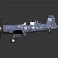 Space Themed Blue Propeller Aircraft Model With Star Stripes Design And Number 15