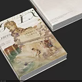 Artistic Books Magazine With Vintage Illustrations And LIX Title On Cover