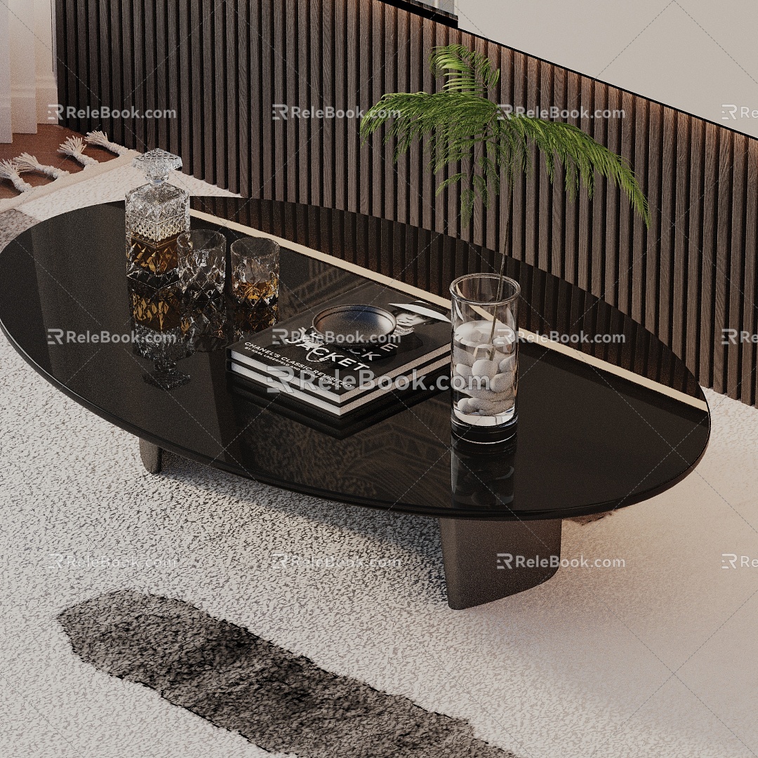 Modern coffee table 3d model