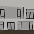 Modern Windows casement windows floor-to-ceiling windows doors and windows balcony windows 3d model