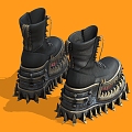 Monster Shoes Nailed Shoes 3d model