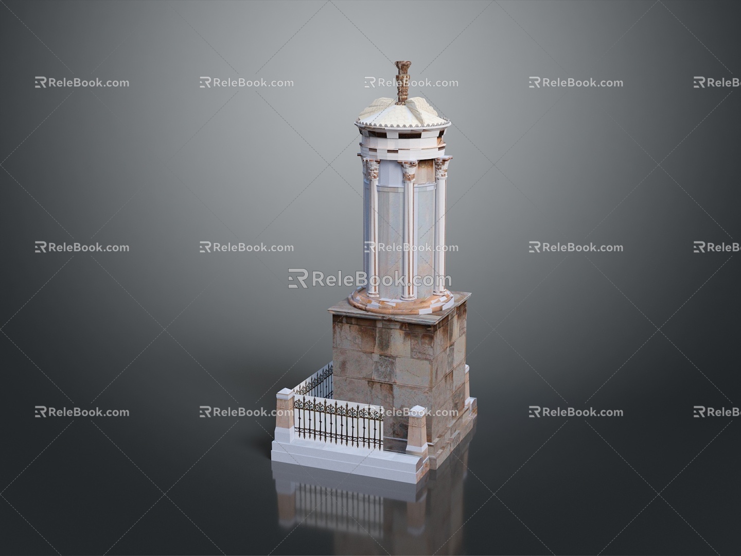 Temple Tower Stone Takatong Tower Pyramid Mayan Pyramid Mayan Stone Tower Totem Tribal Totem 3d model