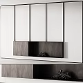 Modern Dark Wood Fireplace With Black Hearth On White Wall Minimalist Design