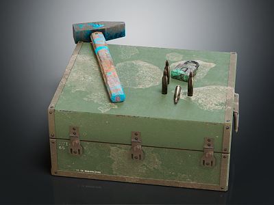 Industrial LOFT toolbox ammunition box 3d model