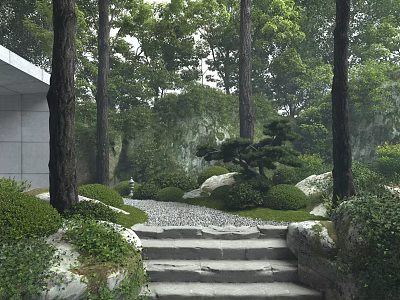 New Chinese Forest Landscape 3d model
