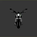 Green And Black Yamaha Classic Motorcycle With Sleek Body Design And Black Seat