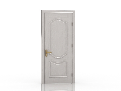 New Chinese Wooden Door 3d model