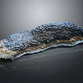 Honeycomb Structured Rocky Terrain With Black Brown Texture And Uneven Surface