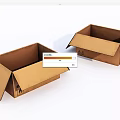 Open Brown Cardboard Boxes For Packaging And Storage Solutions