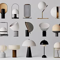 Modern table lamp 3d model