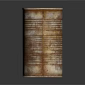 Rusty Metal Decorative Can Container With Striped Surface And Distressed Vintage Texture