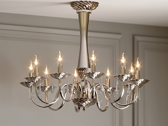 European-style chandelier 3d model