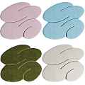 Unique Shaped Rugs In Soft Color Tones For Modern Home Decor