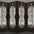 Chinese screen partition 3d model