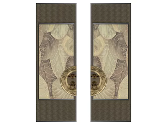 new chinese style gate 3d model