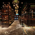 Modern Bar Floor Plan Design With Seating Area Counter And Interior Layout