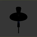 Advanced Spacecraft With Rocket Thruster Solar Panels Antennas And Green Aurora In Space