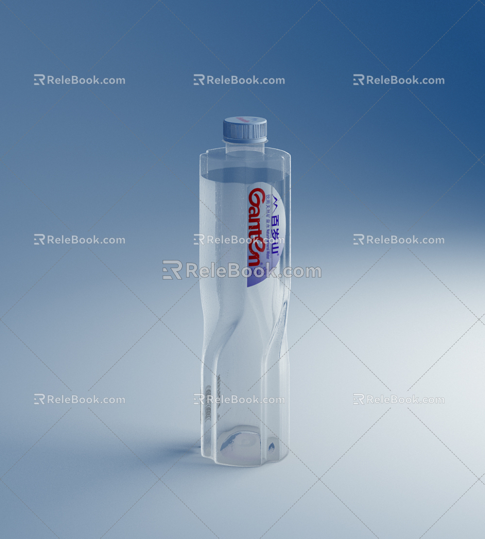 Modern mineral water 3d model