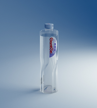 Modern mineral water 3d model