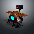 Mech Warrior Mech Soldier Machine Battlearm Mechanical Battlearm Machine Fighter Robot 3d model