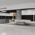 Luxury Bathroom Store with Modern Wooden Walls Bathtub Seating and Large Screen