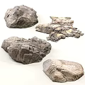 stone landscape stone beach stone rock stone 3d model