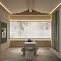 Modern Beauty Hair Salon Interior With Wooden Decor Comfortable Chairs And Workstations