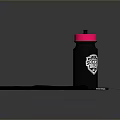 Soccer Cup Themed Water Bottle And Storage Bag With Carabiner And Cloth