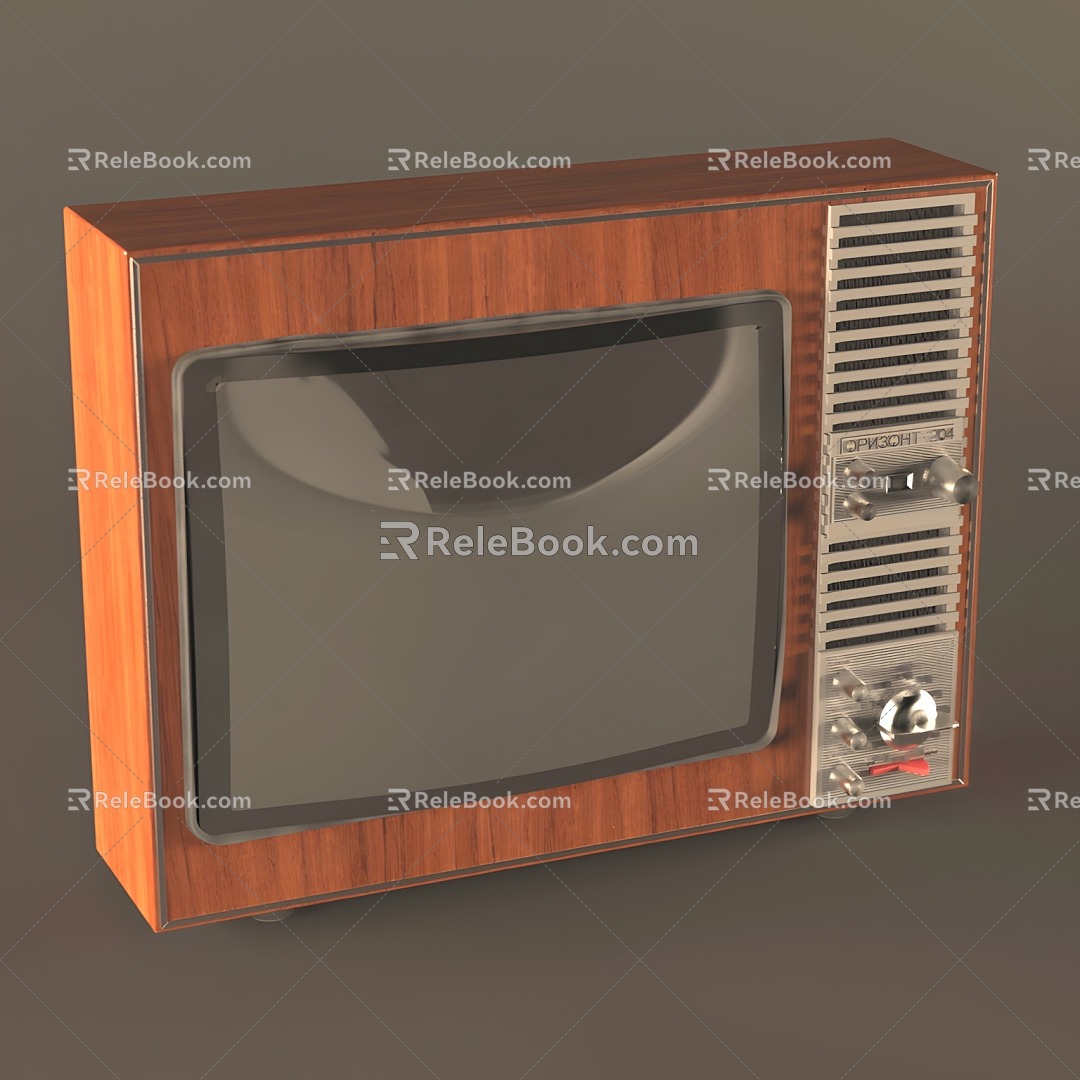 Retro TV 3d model