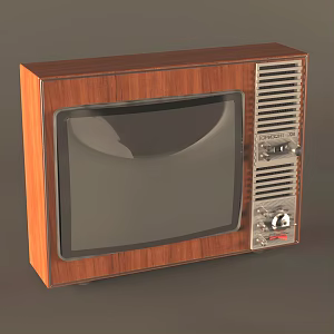 Retro TV 3d model