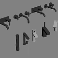 Modern faucet basin faucet sink faucet 3d model