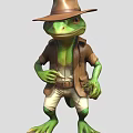 Lizard Mutant Pet Crawling Pet Chameleon 3d model
