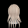 Game and Movie Character With Intricate Golden Braided Hairstyle Design