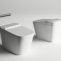 Intelligent toilet 3d model