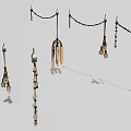 Handcrafted Hanging Pendants With Natural Materials And Decorative Designs For Home