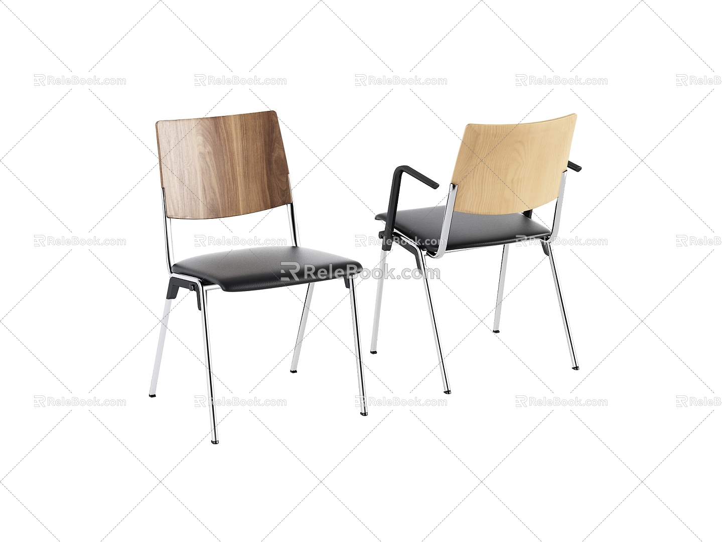 Simple Conference Chair 3d model