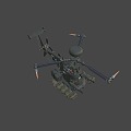 Helicopter Tanks 3d model