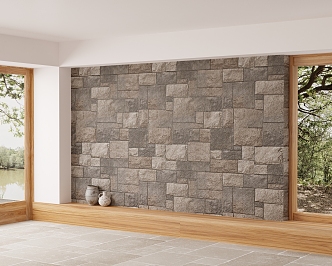 Quiet Wind Castle Rock Wall 3d model