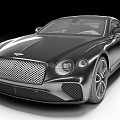 Bentley Continental GT 2018 luxury car sports car sedan car 3d model