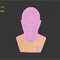 Realistic 3D Game Character Wearing Yellow Jersey With Brazilian Football Crest